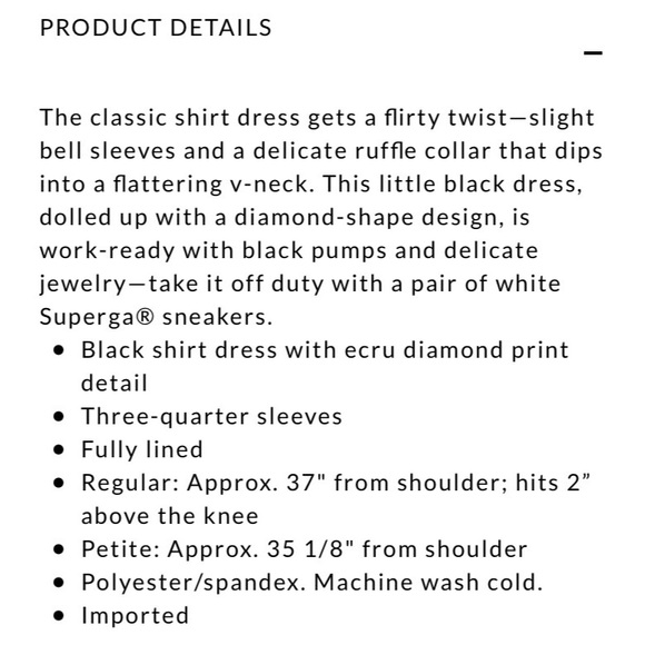 NWOT WHBM Soft Printed Shirt Dress - Picture 4 of 8